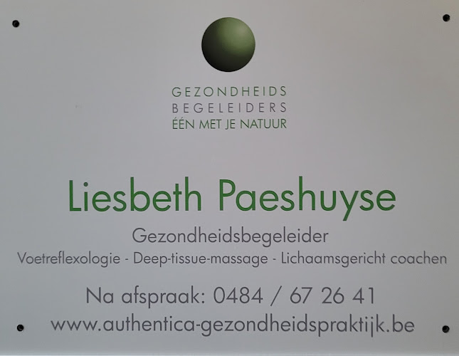 Beoordelingen van Authentica Natuurlijke gezondheidspraktijk Paeshuyse Liesbeth in Aarschot - Massagetherapeut