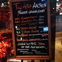 The ASH Aachen à Aachen menu