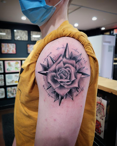 Explore haunted tattoo ideas, creative tattoo ideas in Libertyville, available at Lucky Seven Tattoo