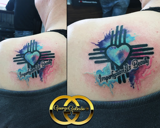 Explore skiing tattoo ideas, creative tattoo ideas in El Paso, available at House of Pain Tattoo & Body Piercing Studios