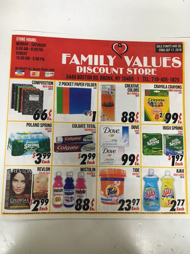 Discount Store «Family Values Discount Store», reviews and photos, 3449 Boston Rd, Bronx, NY 10469, USA
