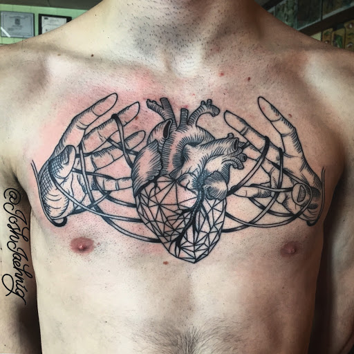 Explore religious tattoo ideas for women, creative tattoo ideas in Houghton, available at Bramble & Stag Tattoo Parlour