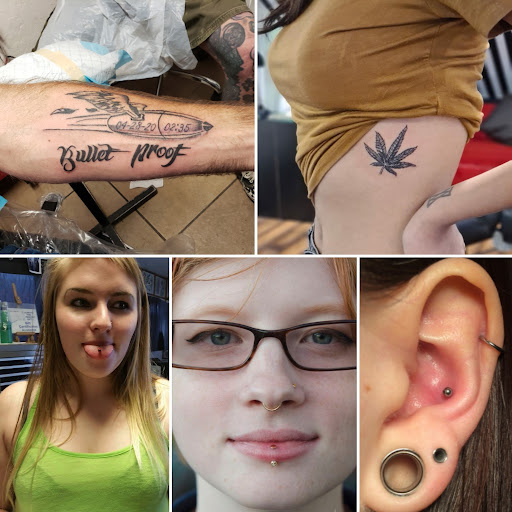 Explore tattoo word ideas for guys, creative tattoo ideas in Elko, available at Tom Custom Tattoos and Body Piercing Studio