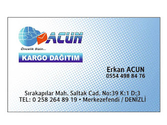 acun kargo kurye dağıtım