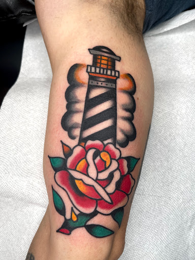 Explore swan tattoo ideas, creative tattoo ideas in Johnson City, available at Gold Cross Tattoo Co.