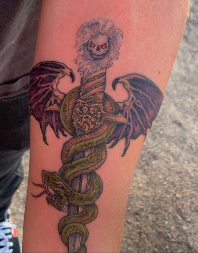 Explore background tattoo ideas sleeve, creative tattoo ideas in Tucson, available at Sublime Tattoo