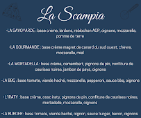Menu du La Scampia pizza à Vielle-Adour