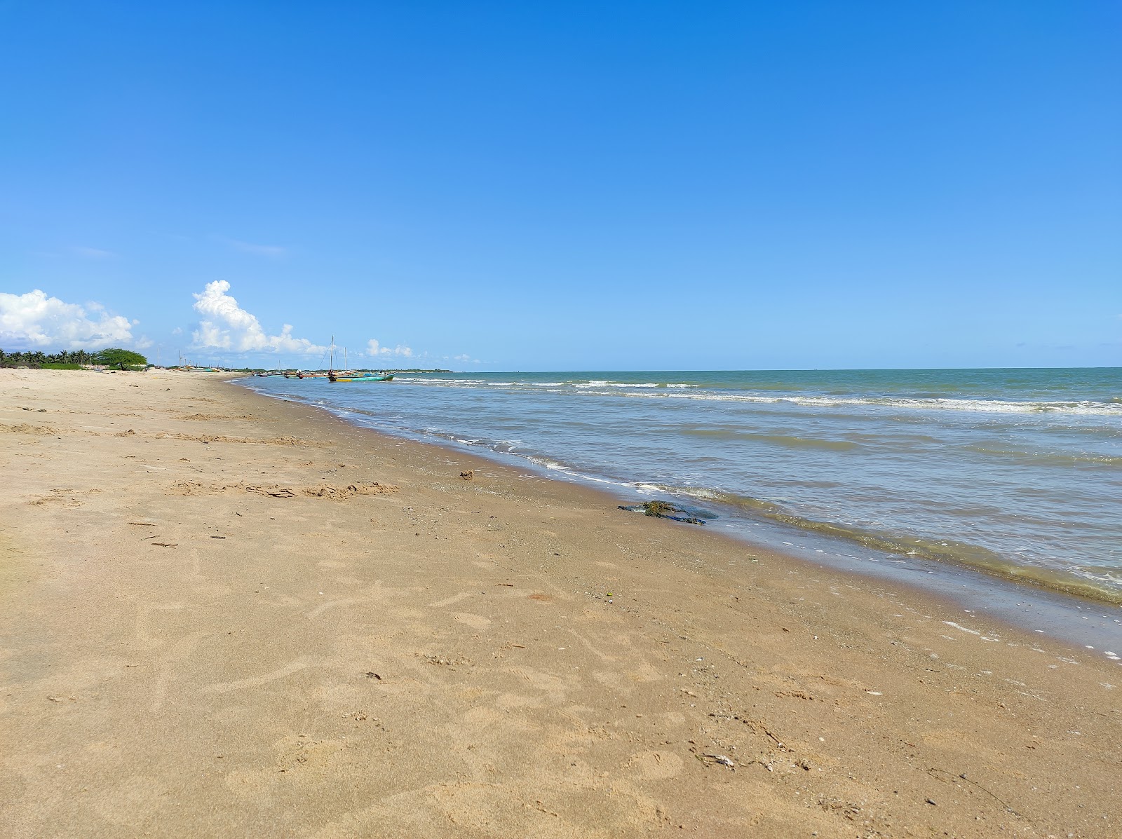 Pudupattinam Delta Beach'in fotoğrafı geniş plaj ile birlikte