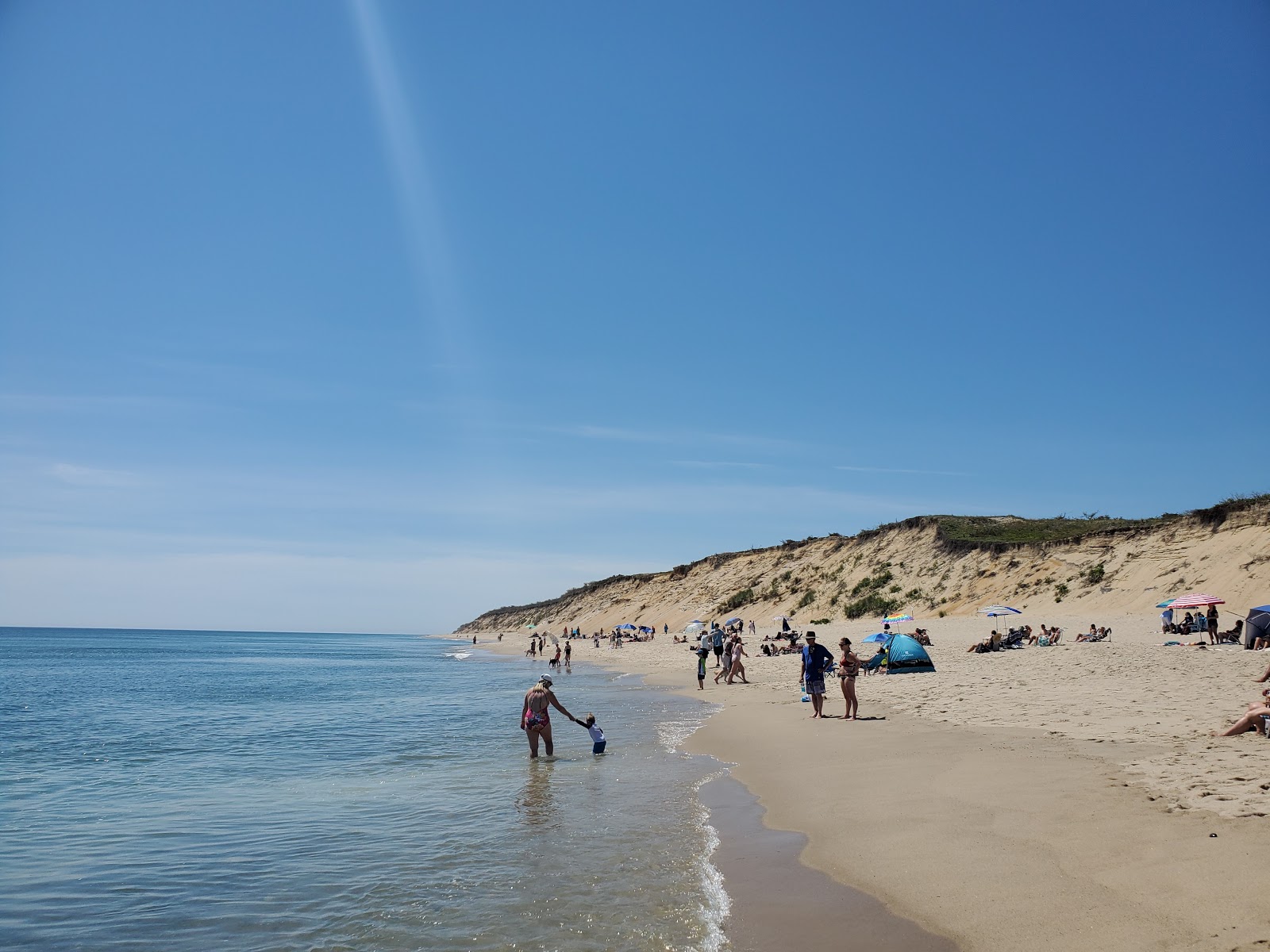 Foto von Marconi beach mit geräumige küstenlinie
