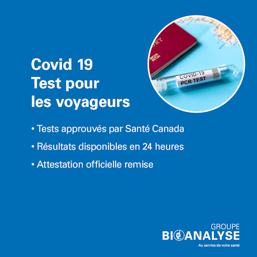 Groupe Bioanalyse:Prise de sang-Laboratoire-Analyses médicales-Vaccination-Test de dépistage COVID-19 PCR /Antigénique Santé Voyage