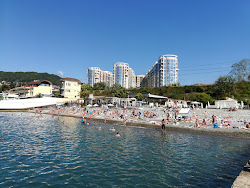 Photo de Rusalochka beach avec baie spacieuse