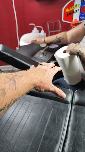Explore great forearm tattoo ideas, creative tattoo ideas in Scottsboro, available at 5 Points Tattoo