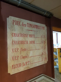 Menu du Sarl Les Badaboués à Grenoble