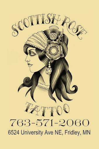 Tattoo Shop «Scottish Rose Tattoo», reviews and photos, 6530 University Ave NE, Fridley, MN 55432, USA