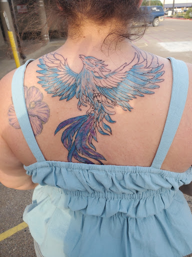 Explore atom tattoo ideas, creative tattoo ideas in Victoria, available at Ds Tattoos