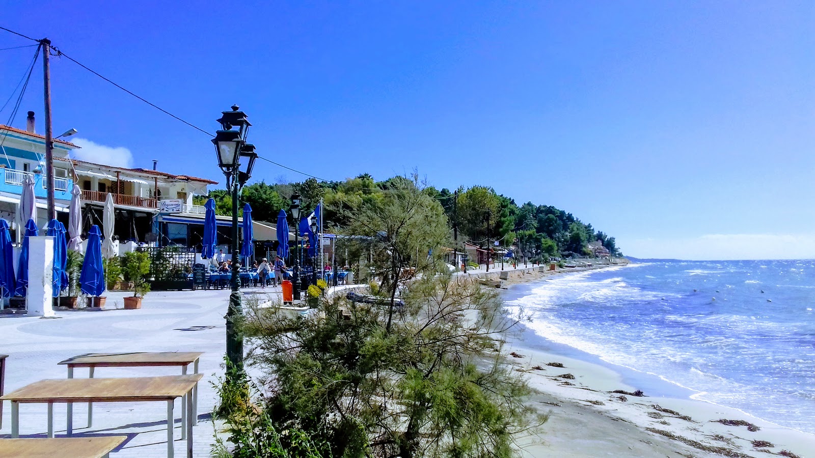 Foto de Siviri beach área de resort de praia