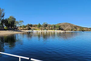 Lake Poway boat dock image