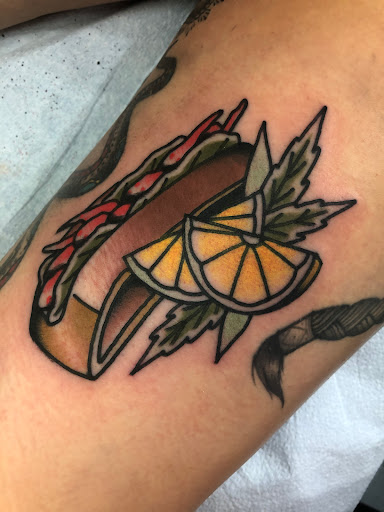 Explore hunting sleeve tattoo ideas, creative tattoo ideas in Salem, available at North Street Tattoo