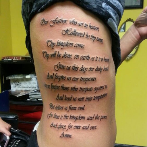 Explore christian tattoo idea, creative tattoo ideas in Lincoln, available at Iron Brush Tattoo
