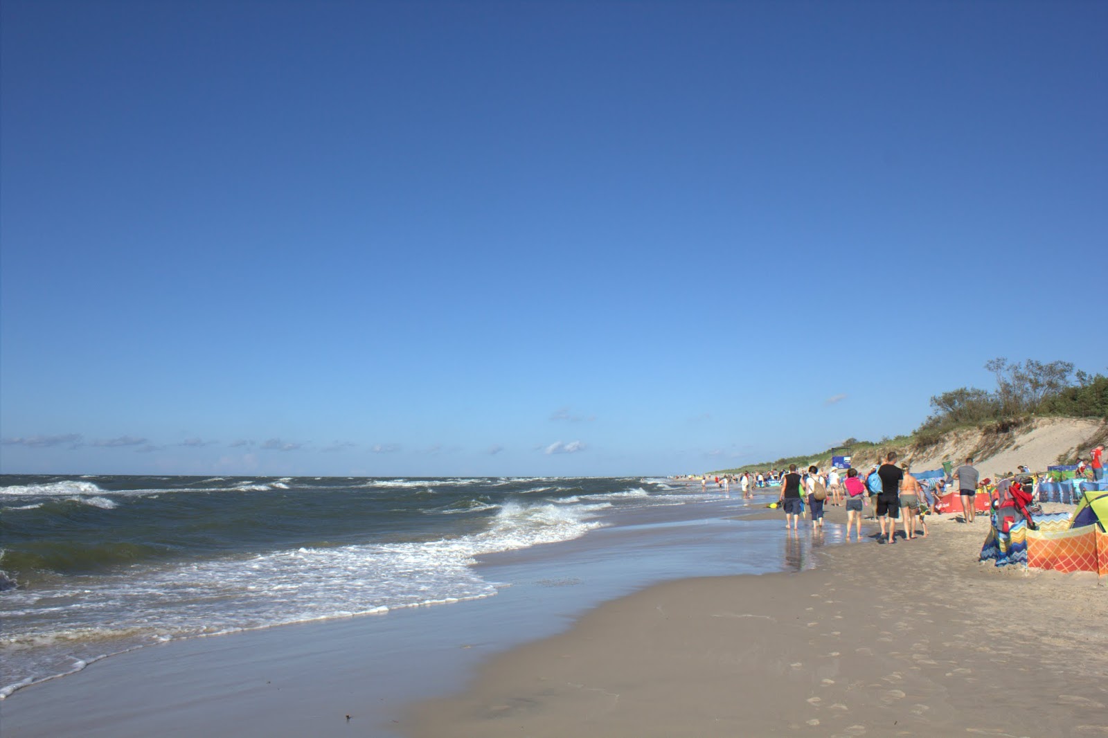 Rowy Beach II的照片 带有碧绿色纯水表面