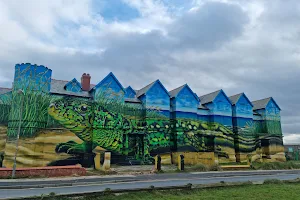 Ainsley & Dale, Sand Lizards Mural by Paul Curtis image