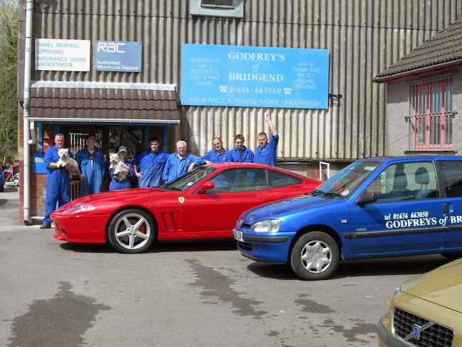 Reviews of "Godfreys"-Crash Repair Centre Bridgend in Bridgend - Auto repair shop
