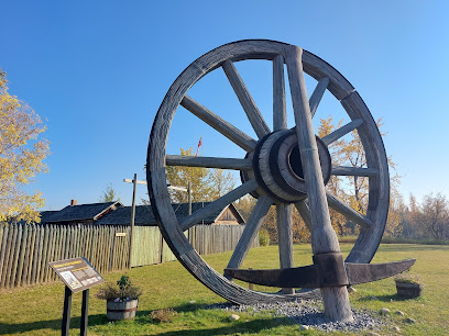 Fort Assiniboine Wagon Wheel and Pick