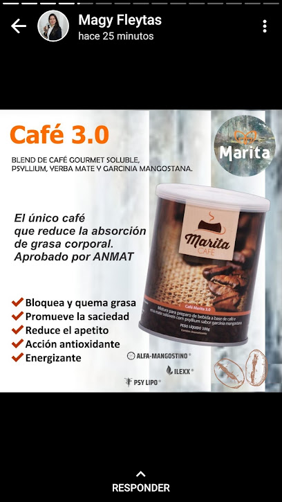 Café marita distribuidora Argentina Soldati de buenos Aires