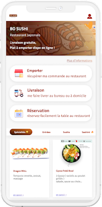 Carte du Bo sushi à Paris