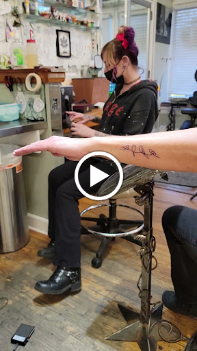 Explore tattoo cover up ideas on leg, creative tattoo ideas in Baldwinsville, available at Tymeless Tattoo