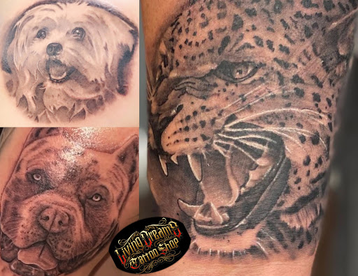 Explore earlobe tattoo ideas, creative tattoo ideas in West Covina, available at Living Dreams Tattoo Shop