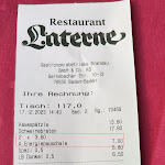 Photo n°1 de l'avis de Stefan.i fait le 18/12/2023 à 20:57 sur le  Restaurant Laterne Baden-Baden à Baden-Baden