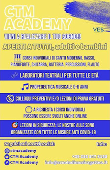 CTM Academy - Scuola di Canto Teatro e Musica Gatteo via Garibaldi, 6/a, Via Dossetti, 11, 47043 Gatteo FC, Italia