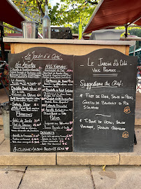 Menu du Le Jardin d'à Côté à Marseille