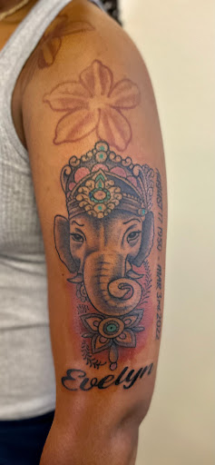 Explore cannabis tattoo ideas, creative tattoo ideas in Rogers, available at Ink Solutions Tattoo