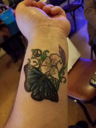 Explore scorpio sign tattoo ideas, creative tattoo ideas in Harrison, available at Flying Monkey Tattoo Parlour