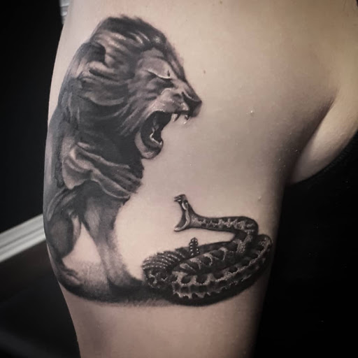 Explore jigsaw tattoo ideas, creative tattoo ideas in Midlothian, available at Rivermore Tattoo