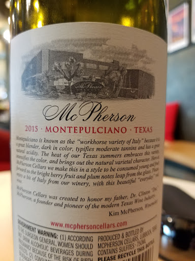 Winery «McPherson Cellars Winery», reviews and photos, 1615 Texas Ave, Lubbock, TX 79401, USA