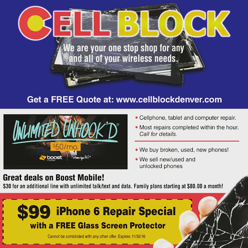 Cell Phone Store «Cell Block», reviews and photos, 10731 E Alameda Ave, Aurora, CO 80012, USA