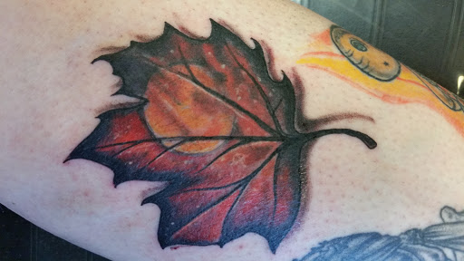 Explore knee tattoo ideas male, creative tattoo ideas in Chicopee, available at INkd By Coleman