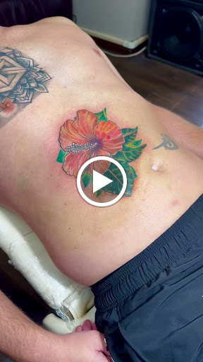 Explore tattoo on thigh ideas, creative tattoo ideas in Lake Charles, available at Brand-X Tattoo & Piercing