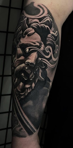 Explore green tattoo ideas, creative tattoo ideas in Hanford, available at Moth Art & Tattoo Collective