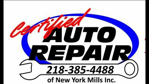 Auto Repair Shop «Certified Auto Repair of New York Mills, Inc.», reviews and photos, Township Pkwy, New York Mills, MN 56567, USA