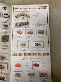 Tokyo sushi à Dunkerque menu
