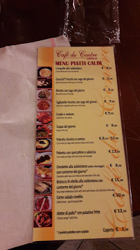 Cafè du Centre à Champoluc menu