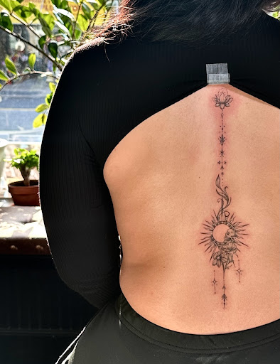 Explore longhorn tattoo ideas, creative tattoo ideas in Brooklyn, available at Don Vano by the Verrazzano