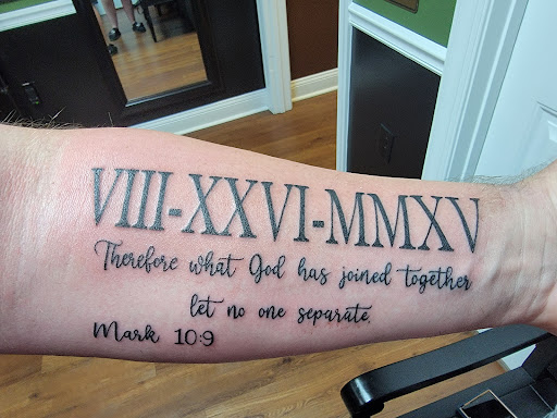 Explore farsi tattoo ideas, creative tattoo ideas in Hinesville, available at Dark Horse Art Studios