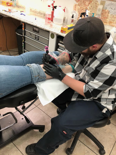 Explore angel of death tattoo ideas, creative tattoo ideas in Cheyenne, available at Twizted Needle Tattoo