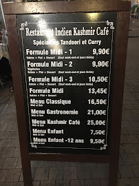 Carte du Kashmir Café à Montreuil