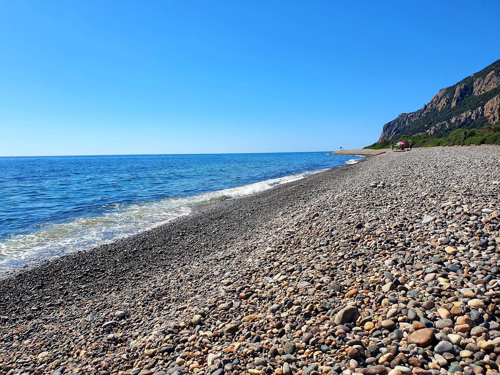 Foto av Spiaggia di Coccorocci med rymlig bukt